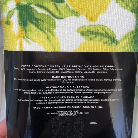 🎉HP🎉Lauren Ralph Lauren 8pc Lemon Kitchen Set—4 Towels 2 mats 2 mini mitts🍋 - Picture 12 of 15